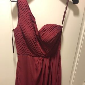 Weddington way one shoulder bridesmaid dress